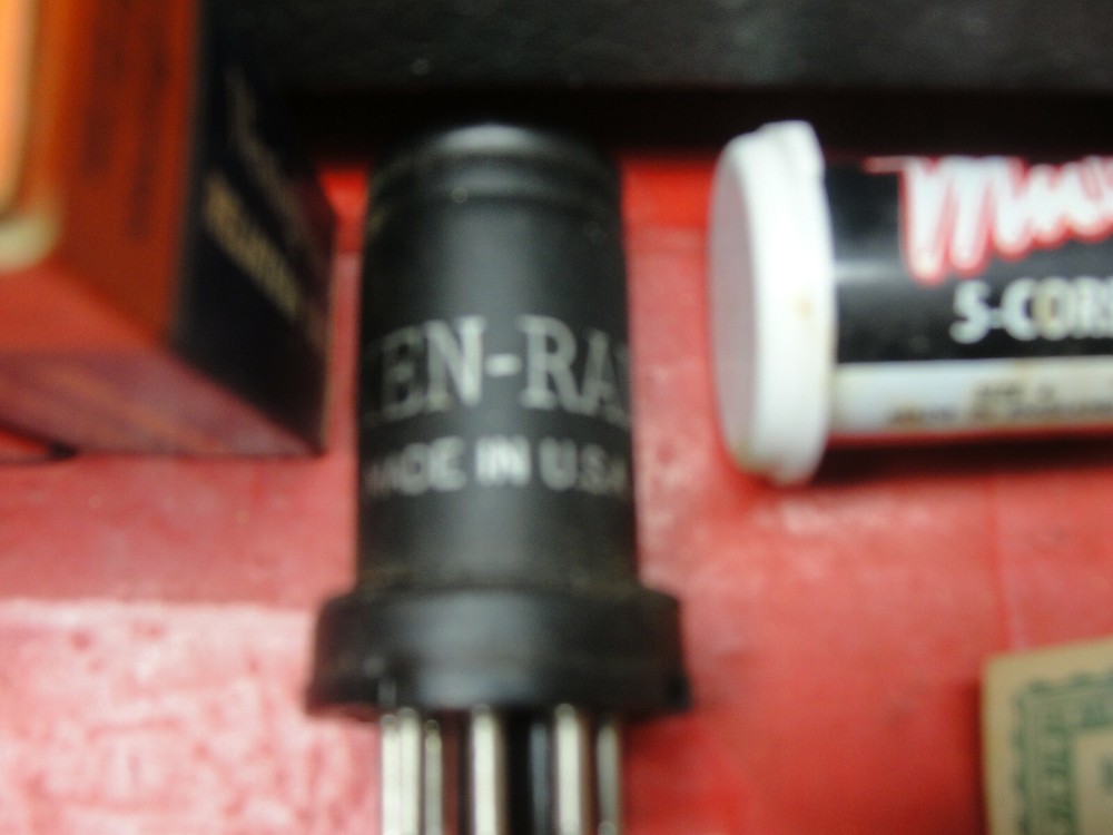 Vintage Vacuum Tubes Diode and Tool Box