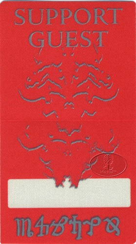 DANZIG 1994 Tour Backstage Pass Guest Red