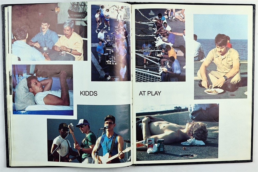 USS Kidd (DDG-993) 1985 Mediterranean Deployment Cruise Book