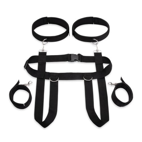 Lux Fetish Position Pal Harness with Removable Thigh Cuffs