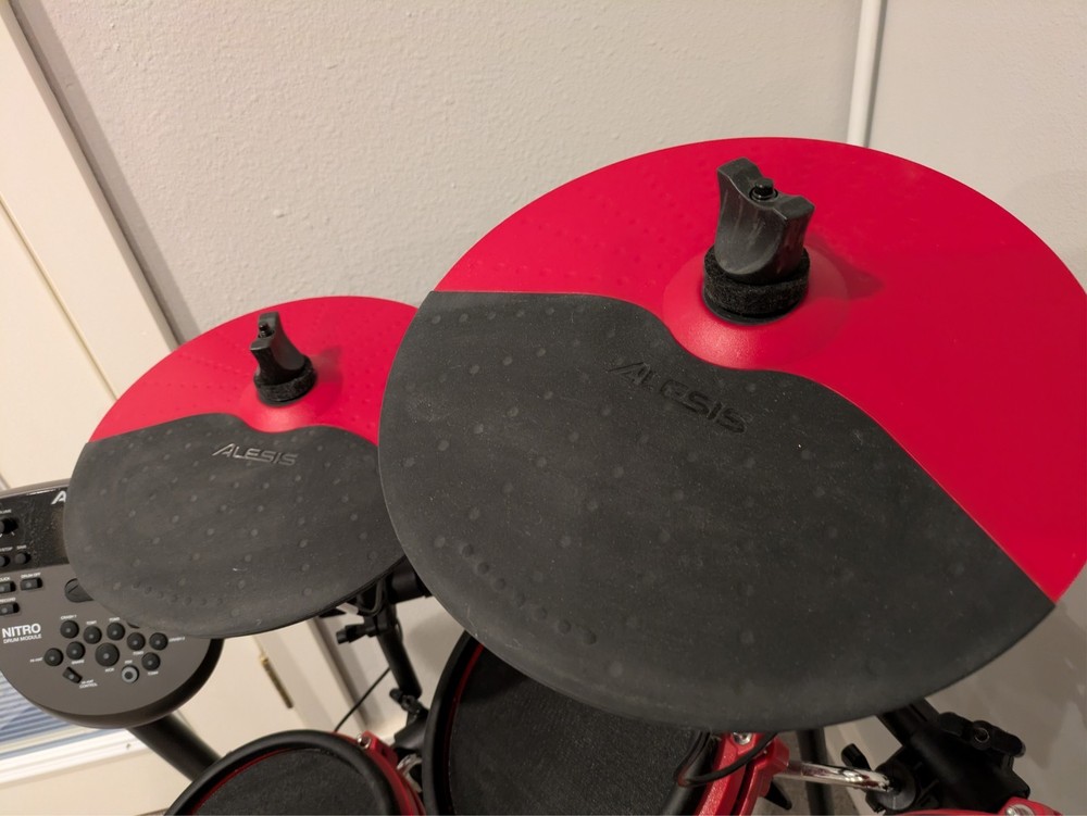 Alesis Nitro Mesh Electronic Drum Kit Red, pre owned