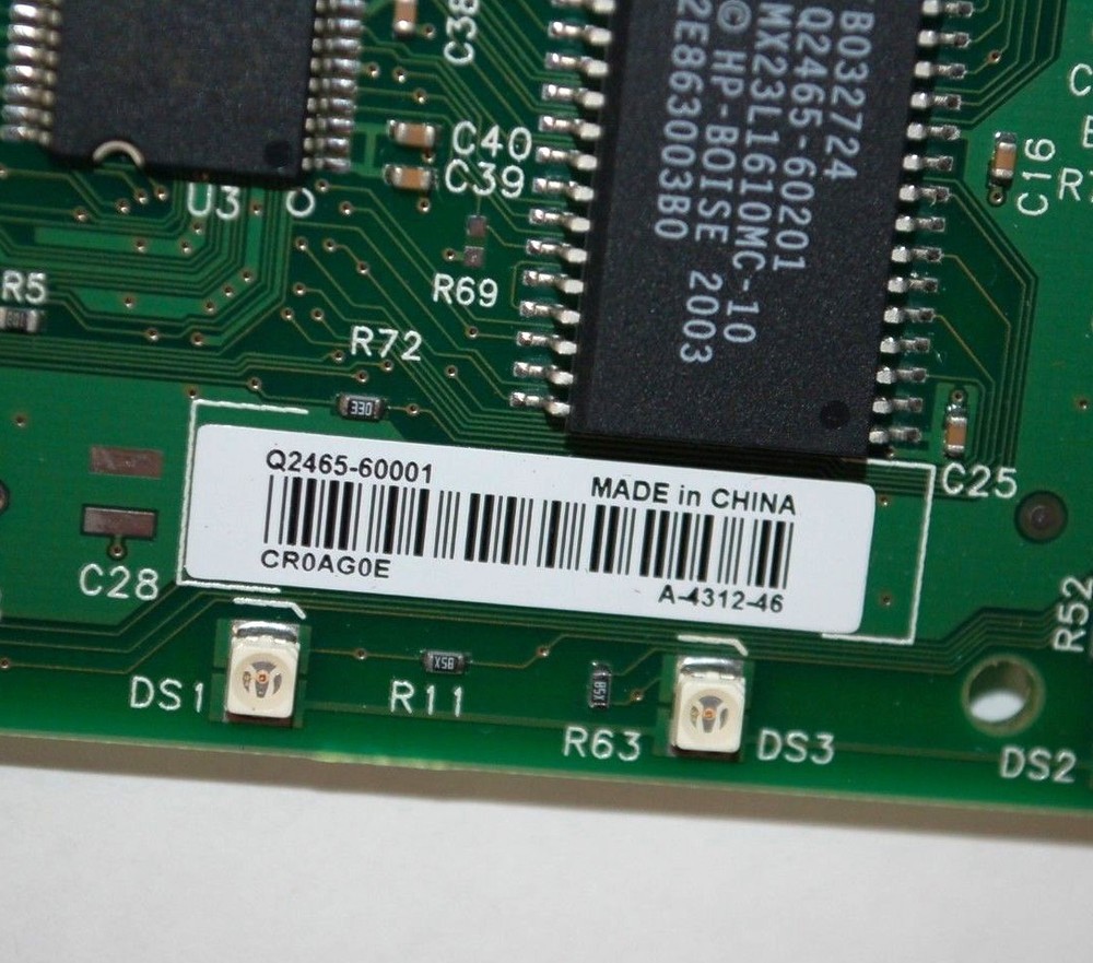 HP LaserJet 1012 Printer Main Logic Board Q2465-60001 Formatter