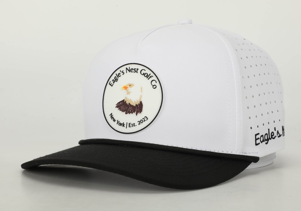 Rope Snapback Golf Hat/Cap Eagle's Nest Golf Co. (White)