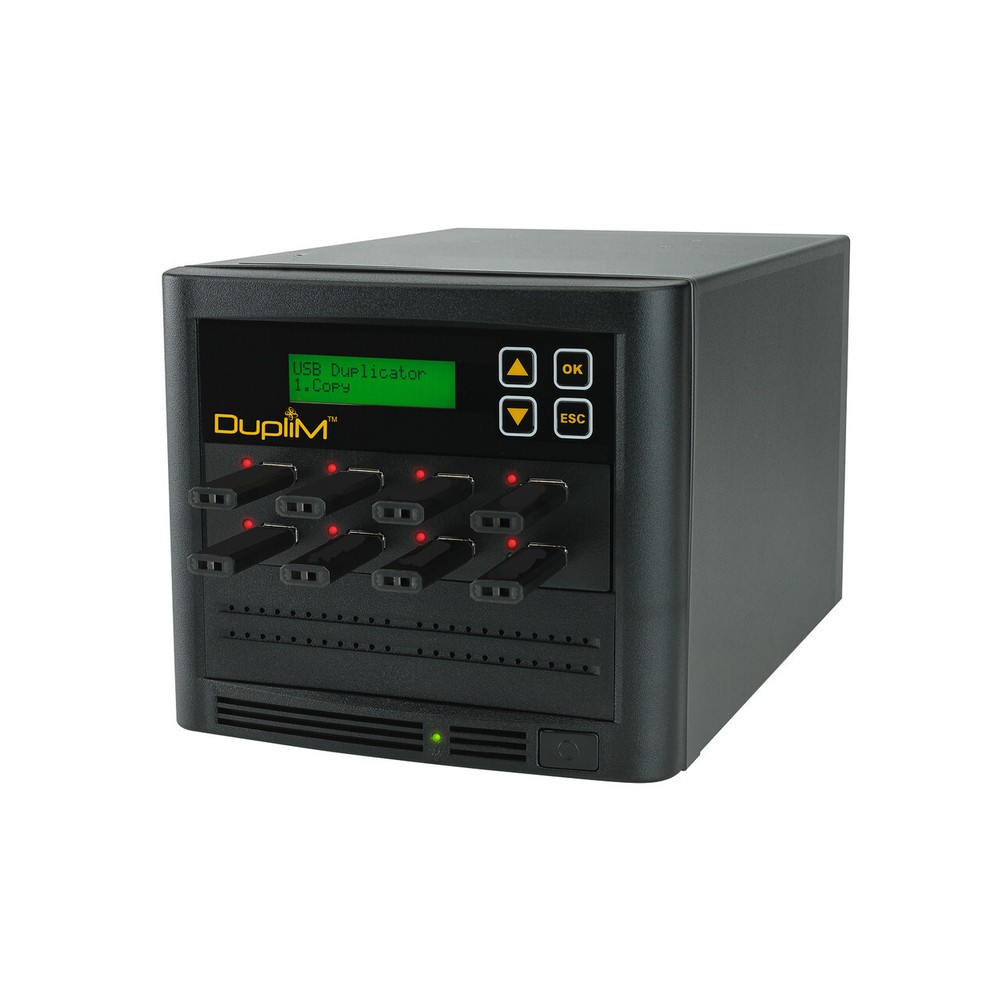 DupliM 1:7 USB Flash Drive Duplicator Stand-Alone & Ext USB 2.5" HDD Cloner