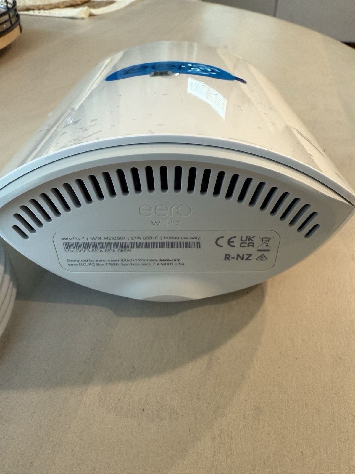 eero Pro 7 – Open Box – Tri-Band Wi-Fi 7 Mesh Router –