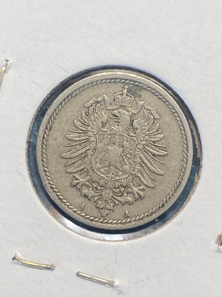 STORAGE UNIT FIND 1875 Germany 5 Pfennig