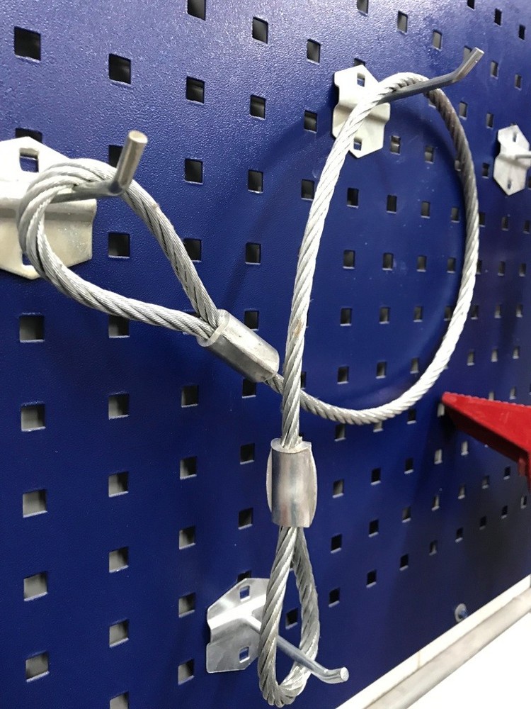Mo-Clamp style Jumbo Deep Hook Set 6410 + steel cable + Pull Link Auto Body