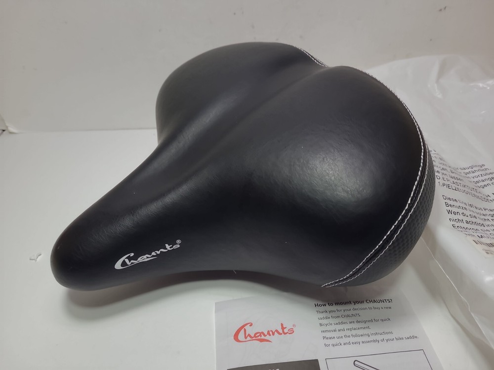 Chaunts Comfortable Padded Bicycle Saddle Seat