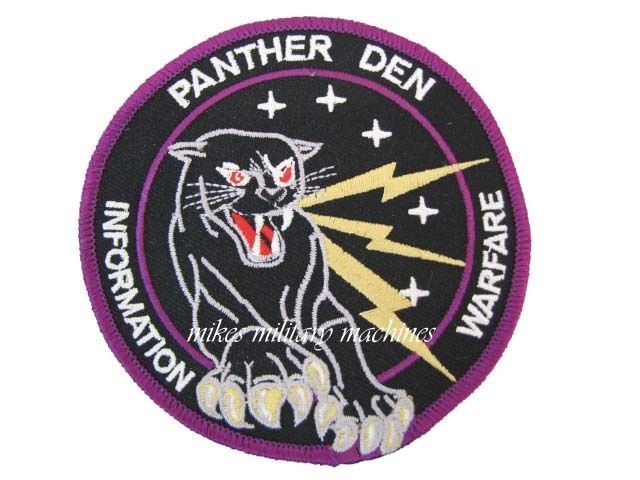 USAF Air Force Military Black Ops Area 51 Electronic Warfare Panther Den Patch