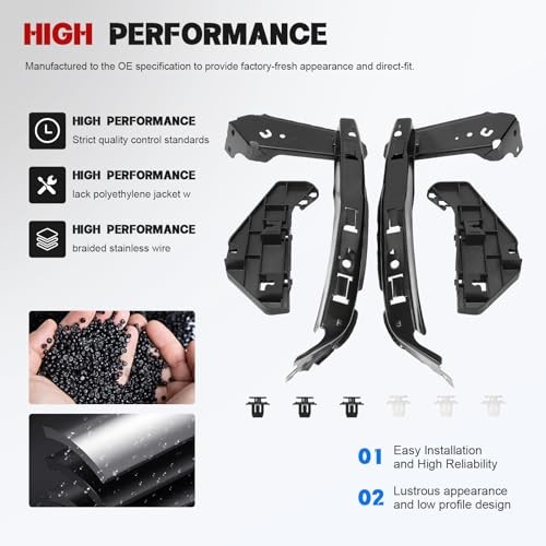 Front Bumper Holder Bracket and Headlight Support Mount For CR-V 2002-2006