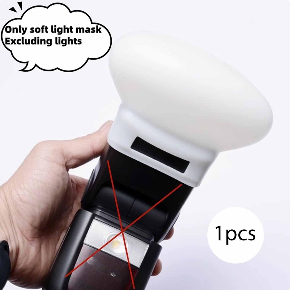 Soft Light Diffuser Diffusion Dome Spare Part Camera Photo Accessories Flash
