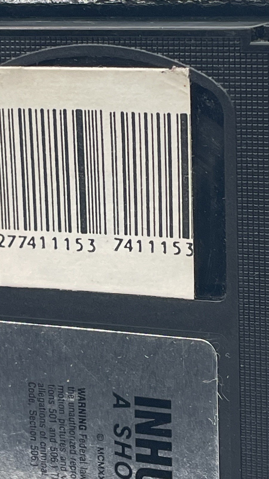 INHUMANITIES VHS The Ultimate Death Experience Slipcover Rare Live Footage Gore