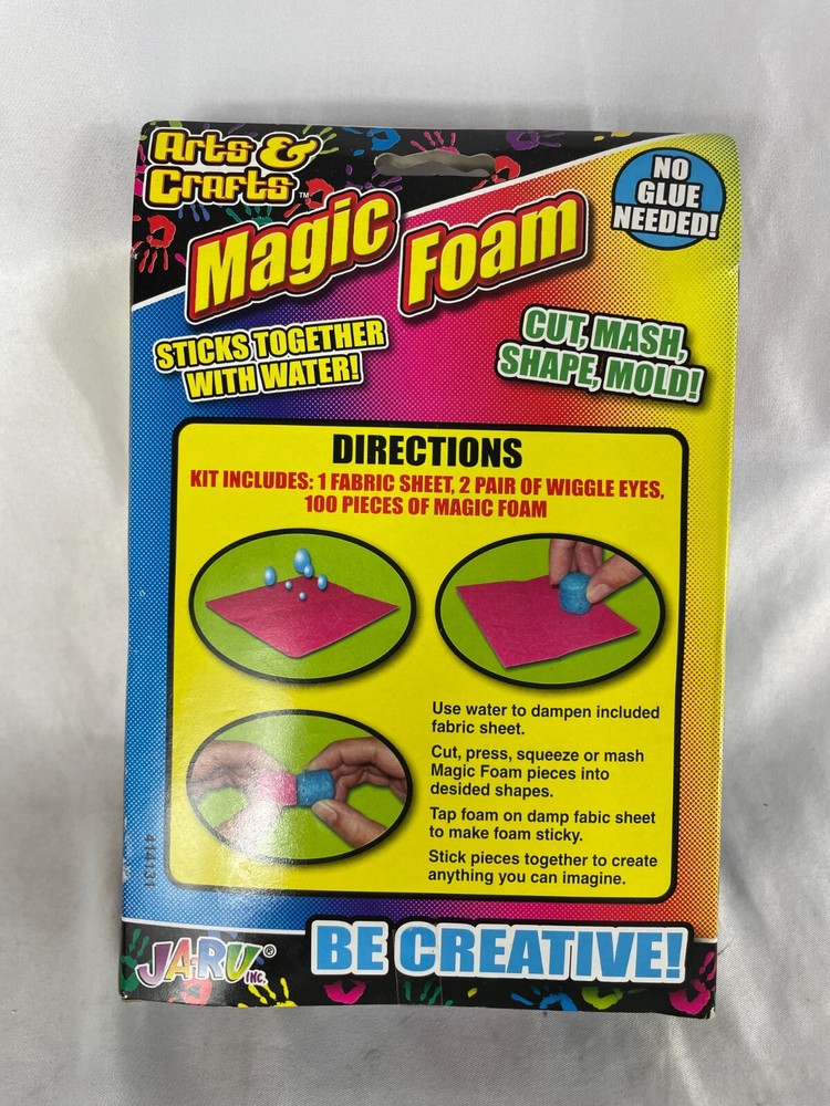 Arts & Crafts Magic Foam 100 Pieces