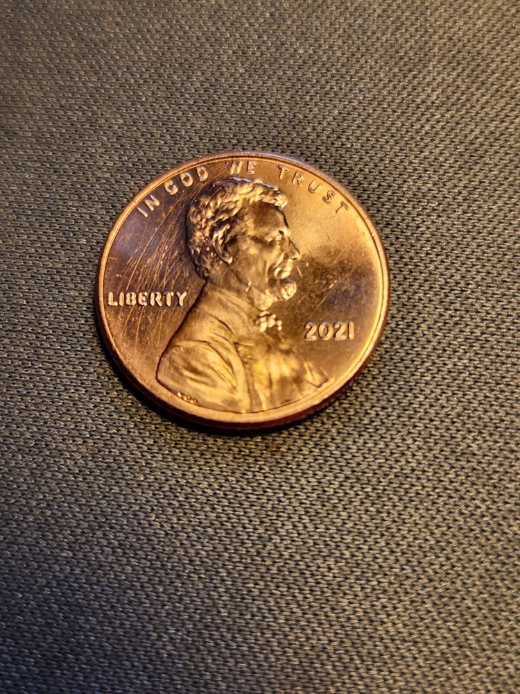 Beautiful Example - 2021 Doubled Obverse Lincoln Cent Error Variety