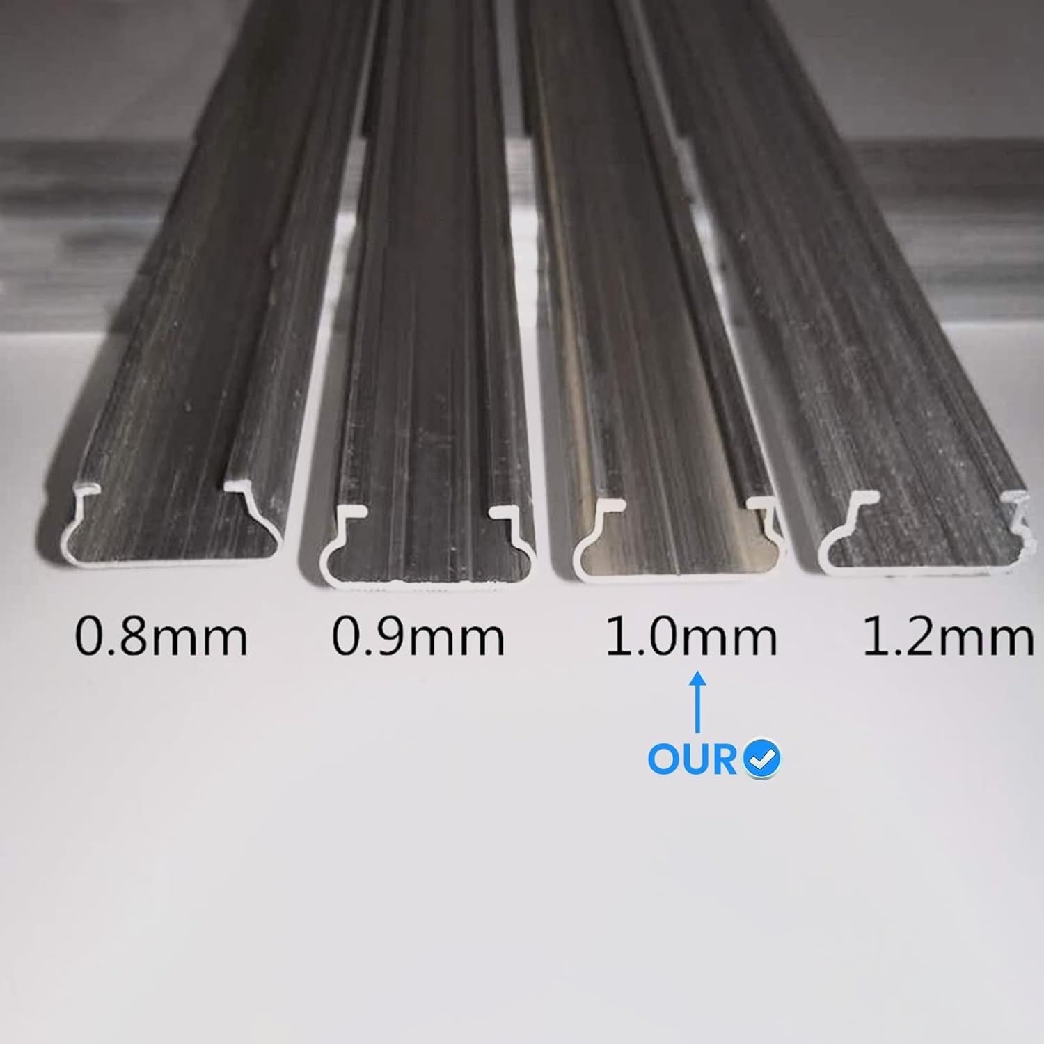 20 Set 6.6 FT Wiggle Wire Lock Channel Greenhouse Spring Channel Aluminum Alloy