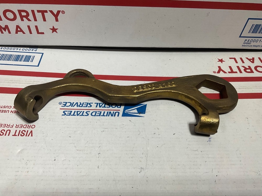 DESCO #160 Brass Wrench Multi Use Spanner Tool