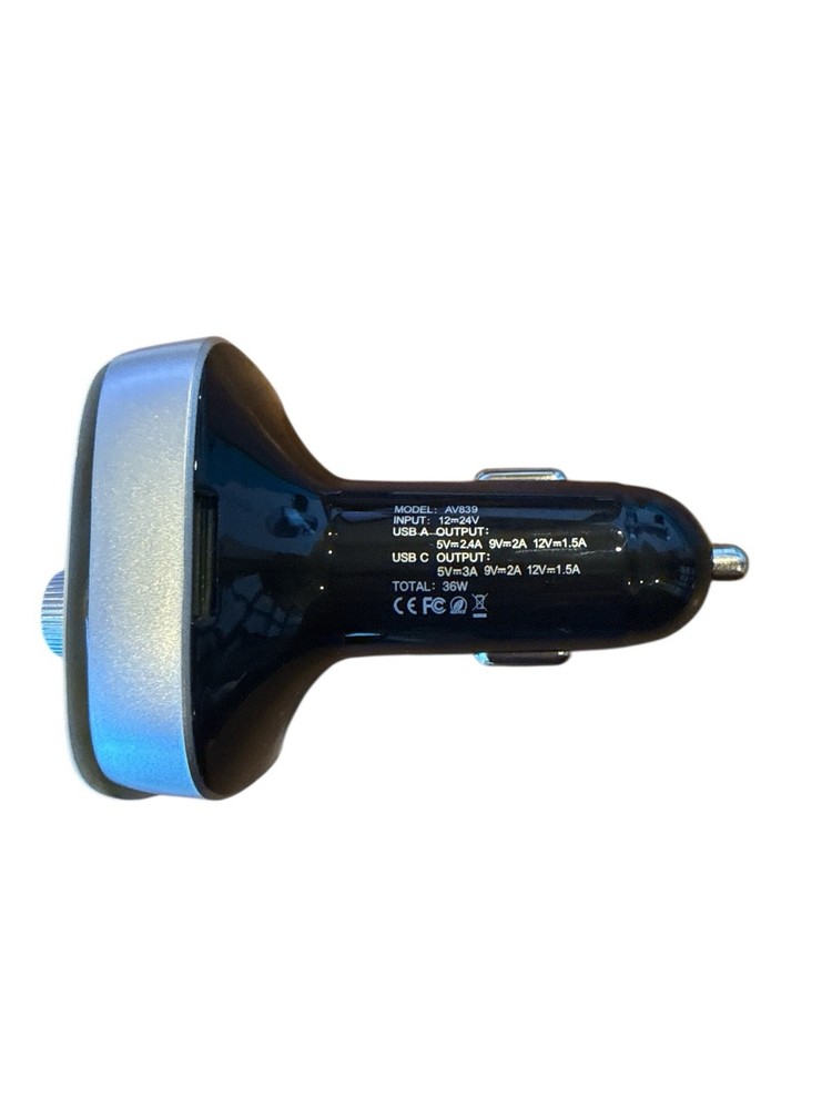 Ainope AV839 Bluetooth FM Transmitter Car Charger 2 USB Port Led Light