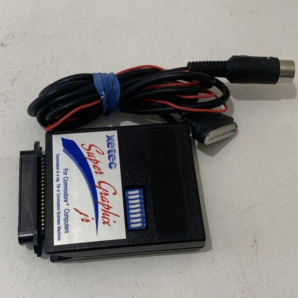 Xetec Super Graphix Jr Printer Interface For Commodore 64 Computers