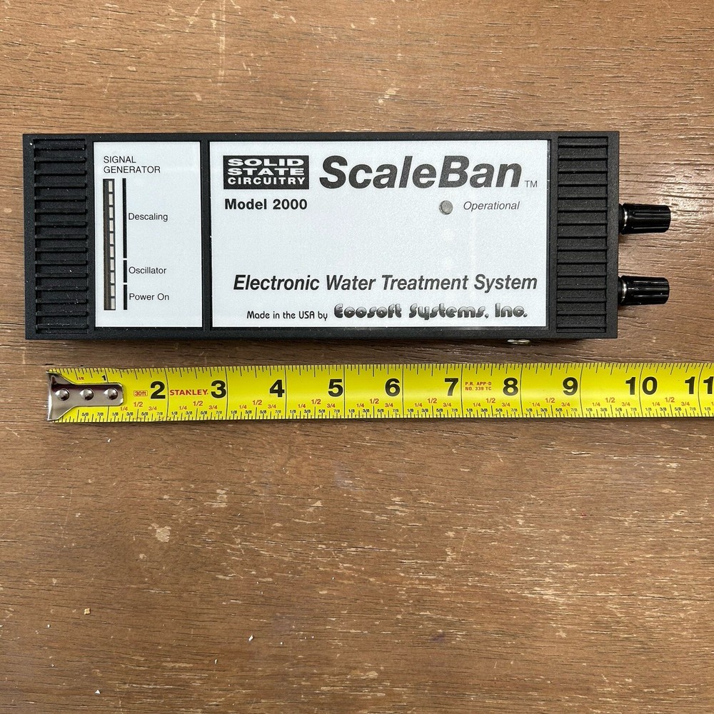 Scale Ban 2000 Electronic Water Treatment System by Ecosoft Systems UNTESTED