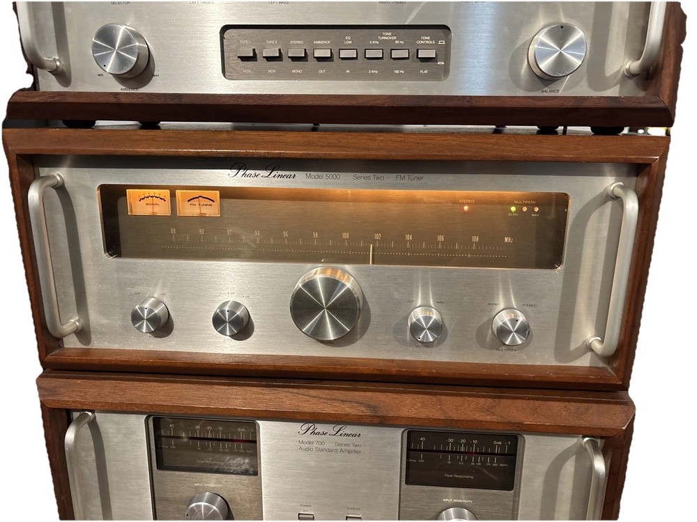 Phase Linear Series II System - 2000Preamp 5000 Tuner 700 Series 2 Power Amp