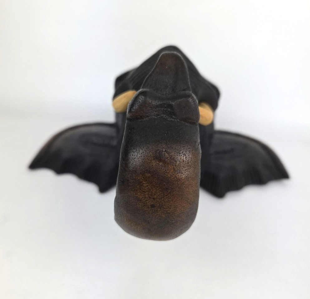 12” Wooden Thai Elephant Head Hand Carved Hanging Wall Home Decor Boho Gift