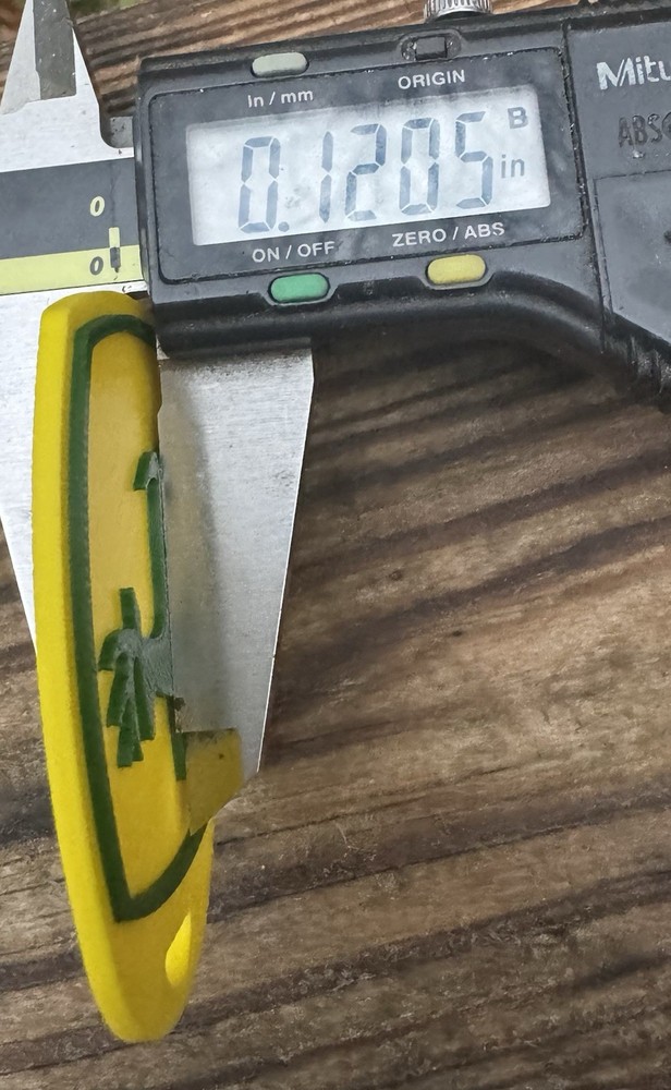 John Deere Custom 3d Printed Key Chain's