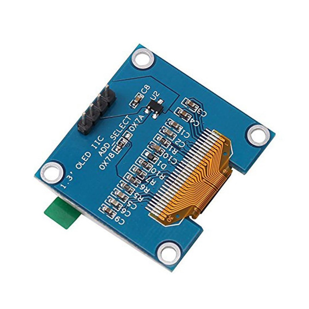 1.3 I2C IIC SSH1106/SSD1306 OLED Display Module - 128x64 Resolution Compatibl...