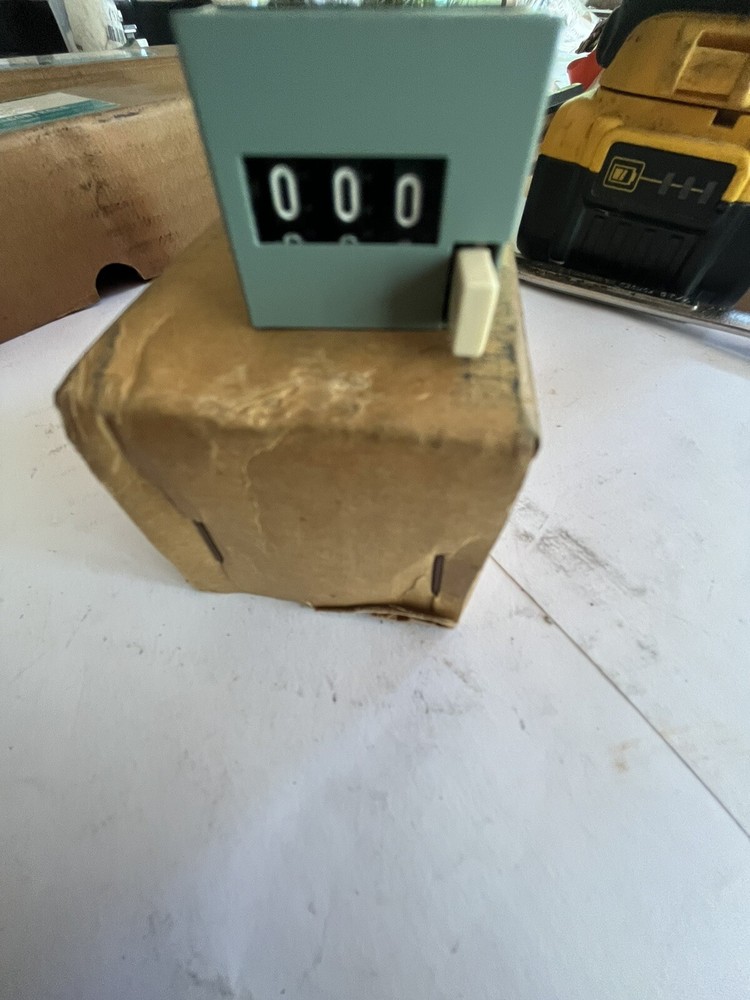 ITT General Controls ( Redington ) three 3 digit electro mechanical counter 120V