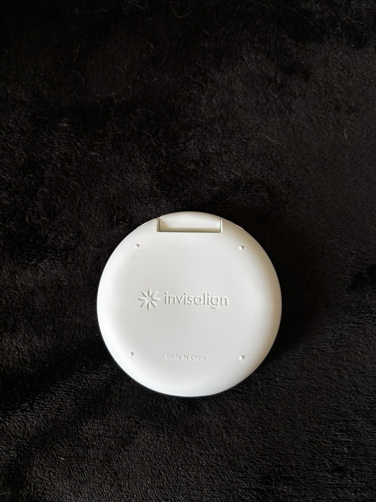 White Invisalign Storage Case