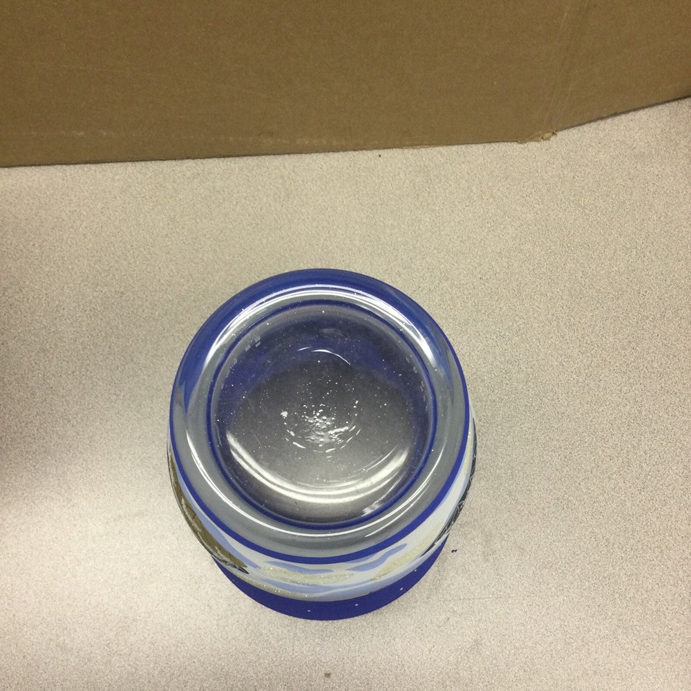 Candle Holder Hurricane Winter Theme