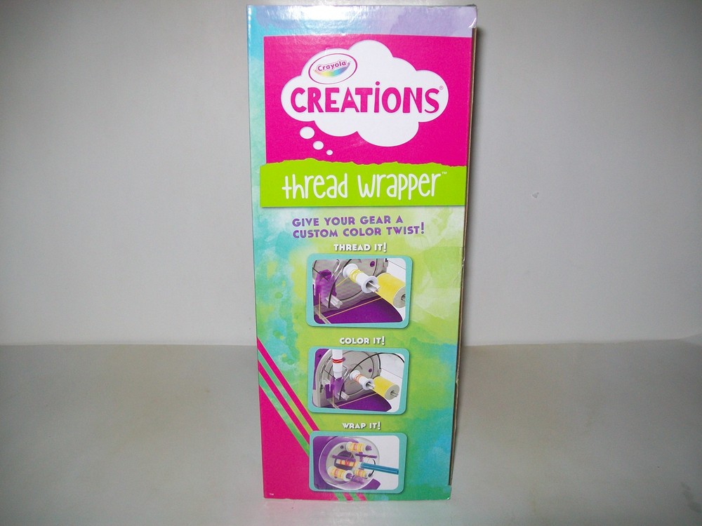 Crayola Creations Thread Wrapper Custom Color Thread 6 Colors New
