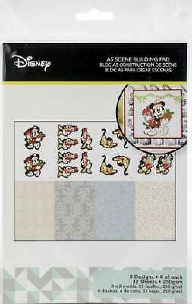 Disney / Pixar A5 SCENE BUILDING PAD MICKEY VINTAGE PAD