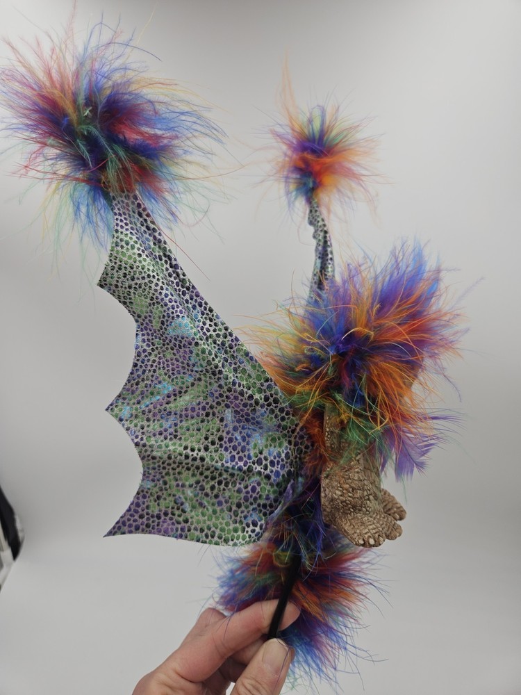 Imagination Albert Alfaro Fantasy Shoulder Puppet Drabbit Winged Rainbow