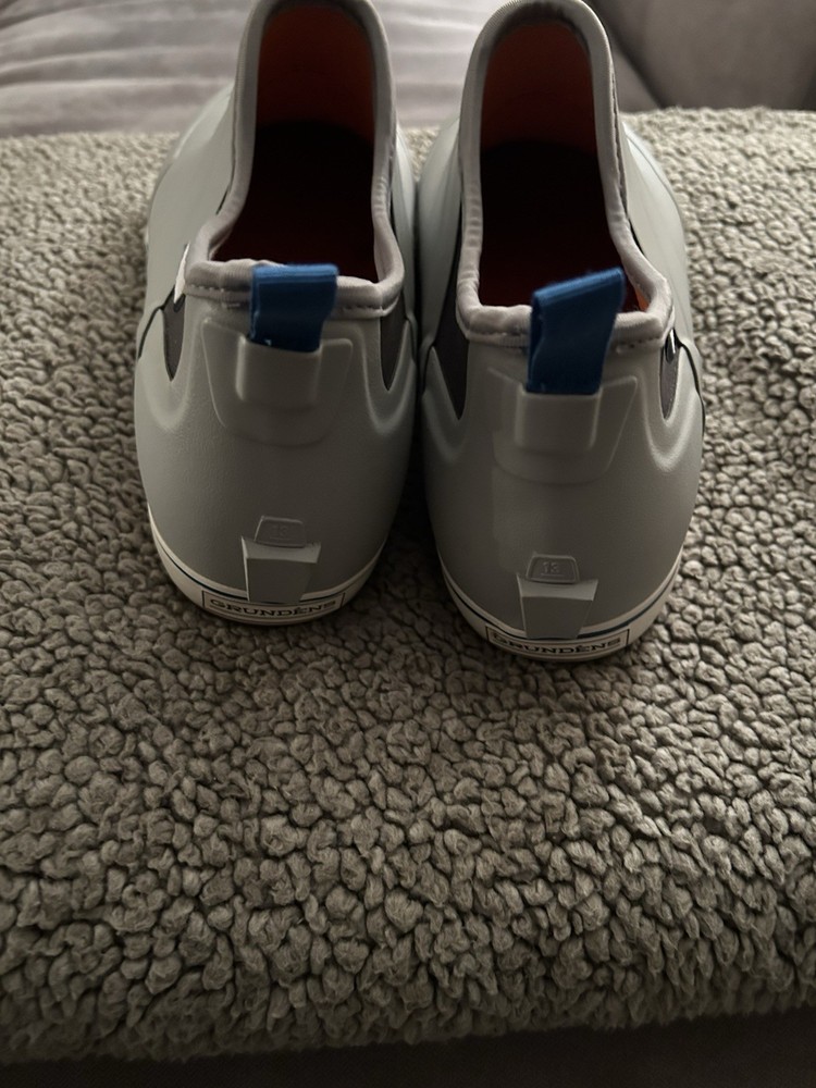 GRUNDENS DECK-BOSS ANKLE BOOTS GREY -SIZE 13