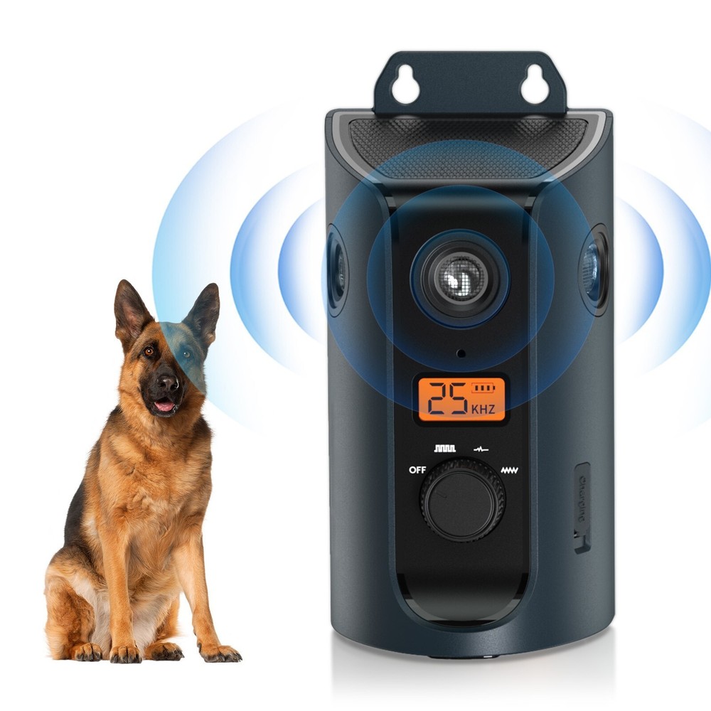 Ultrasonic Dog Repeller Anti Bark Device Stop Barking Humane Pet Training Tool