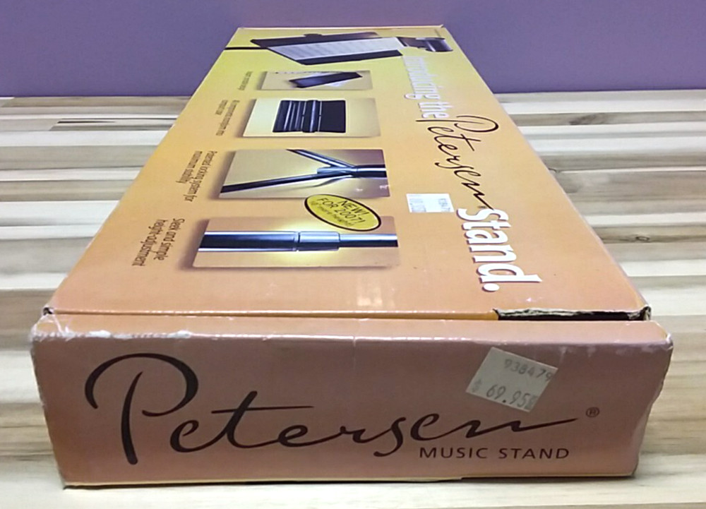 Petersen Folding Music Stand ~ Transforms Into Compact Case ~ Model # P2K