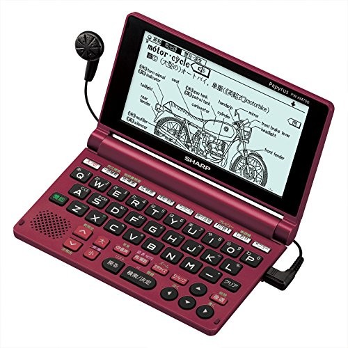 Sharp Papyrus Electronic Dictionary PW-AM700-R Red Japan Import