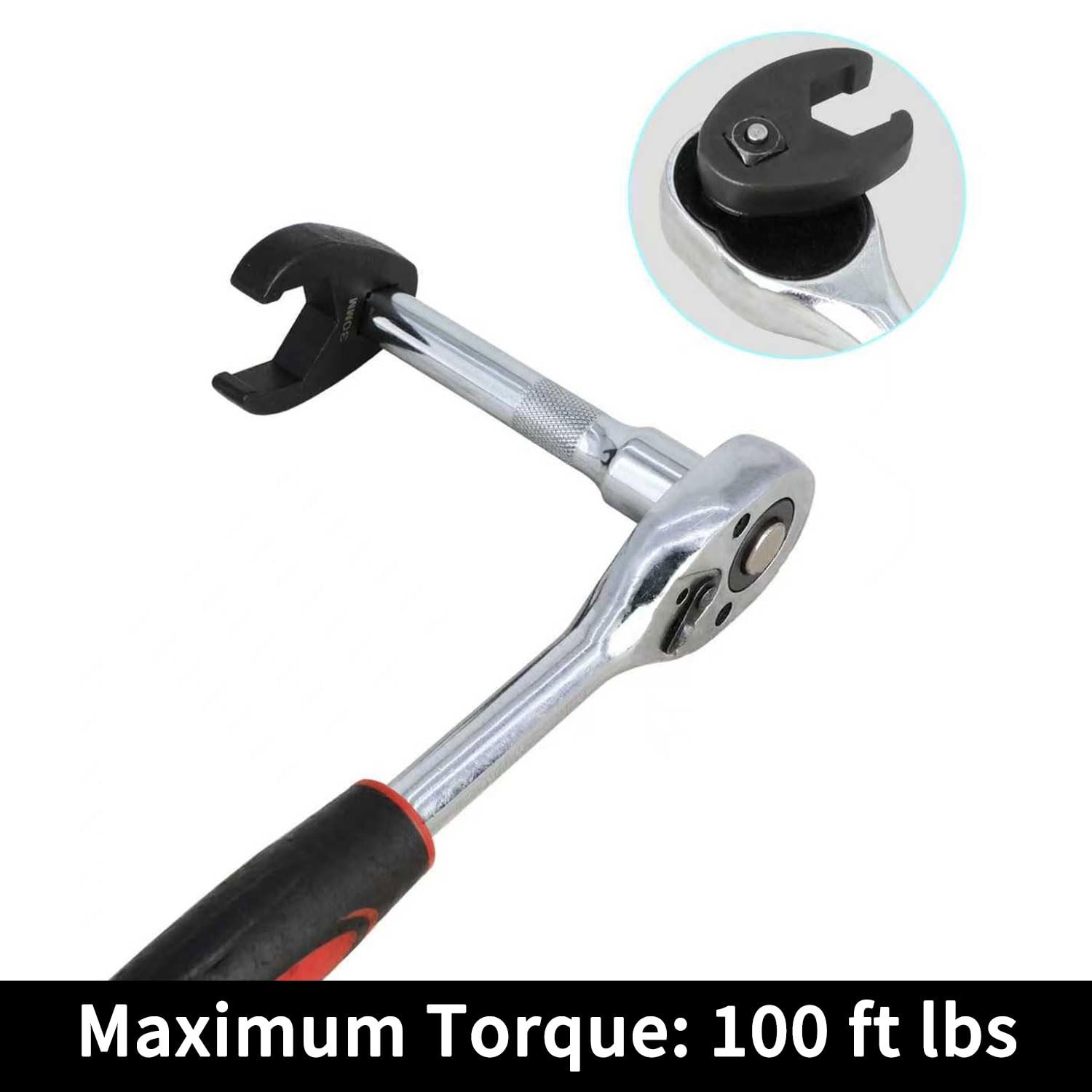 Crows Foot Wrench Set 1/2" And 3/8Â Drive Flare Nut Crowfoot Wrench Set Metr...