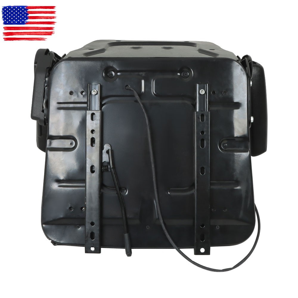 Universal Forklift Seat Fold Down Tractor Seat Adjustable Back & Armrest