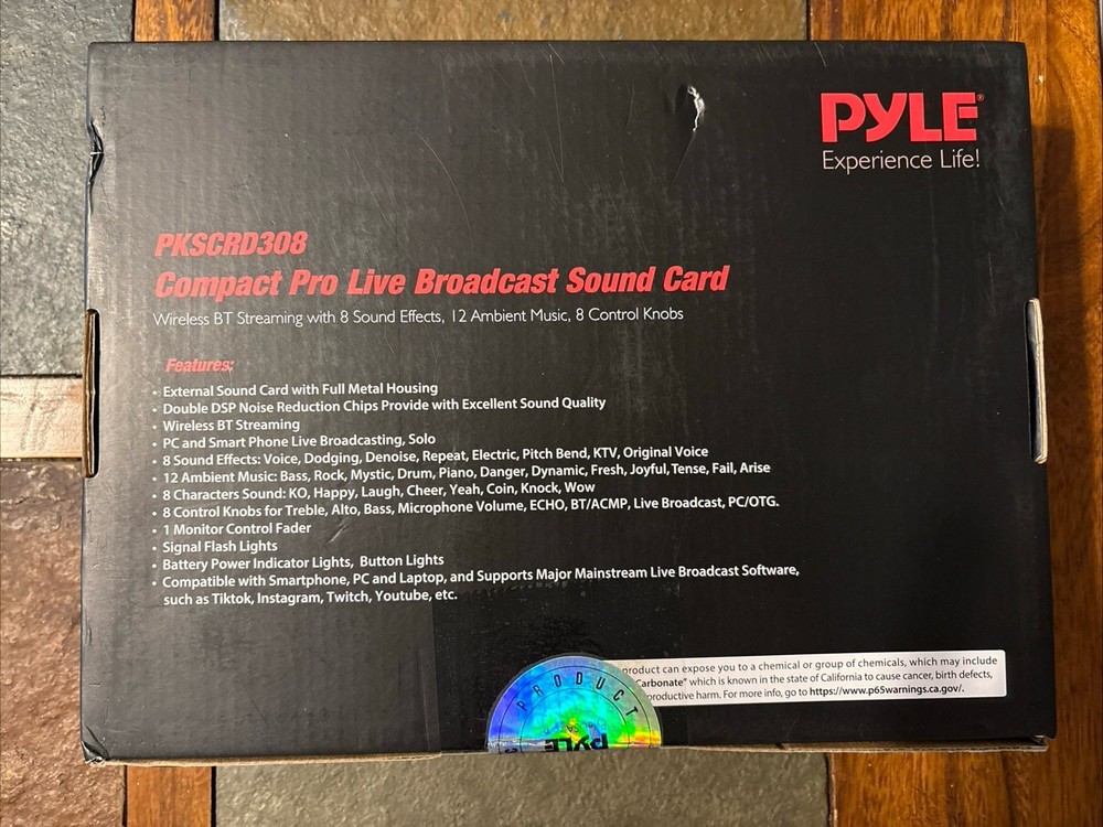 PYLE Compact Live Broadcast Sound Care