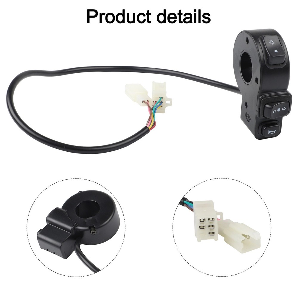 Practical and Reliable 3 In1 Motorcycle Switch for ATV Quad Headlights