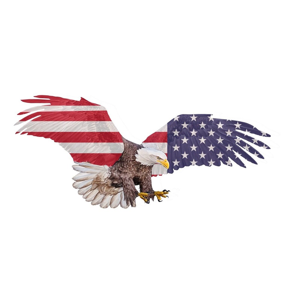 Bald Eagle USA American Sticker Decal