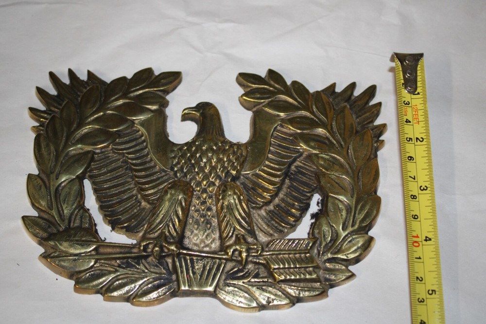 U.S. Army Warrant Officer Eagle Brass Wall/Plaque Mount