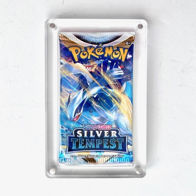 Booster Pack Protector Case – Acrylic Magnetic Display for Pokémon MTG Yu-Gi-Oh