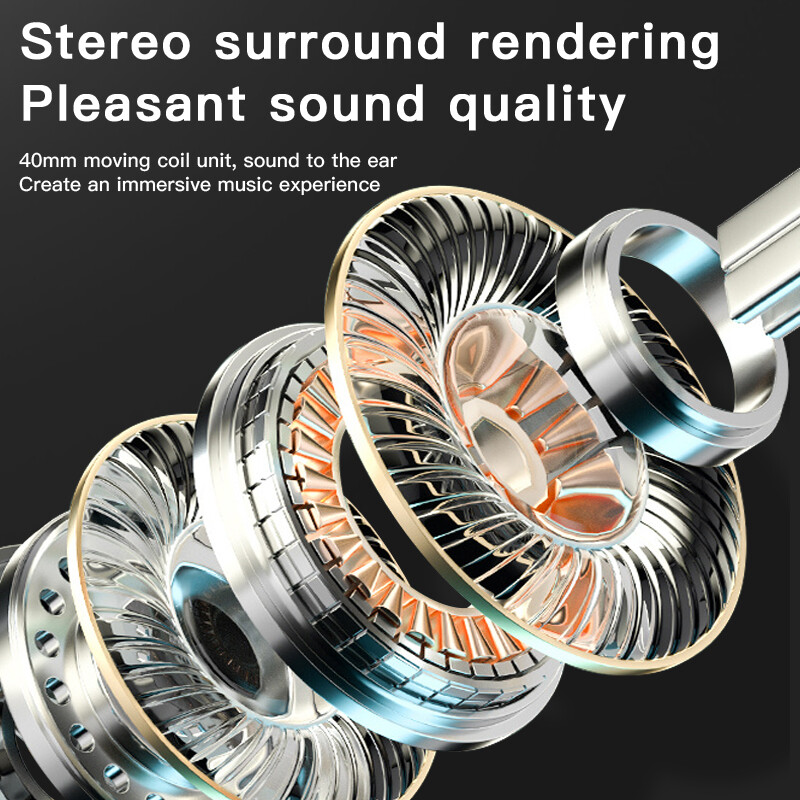 Foldable Wireless Bluetooth Headset Headphone For Apple iPhone 16e/Pro Max/Plus