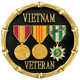 Vietnam 3 Medals Challenge Coin