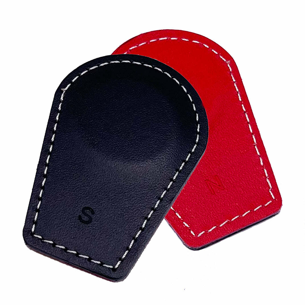 Leather Biomagnetism Therapy Magnets, Biomagnetic Health Magnets N52 (2 Pack)