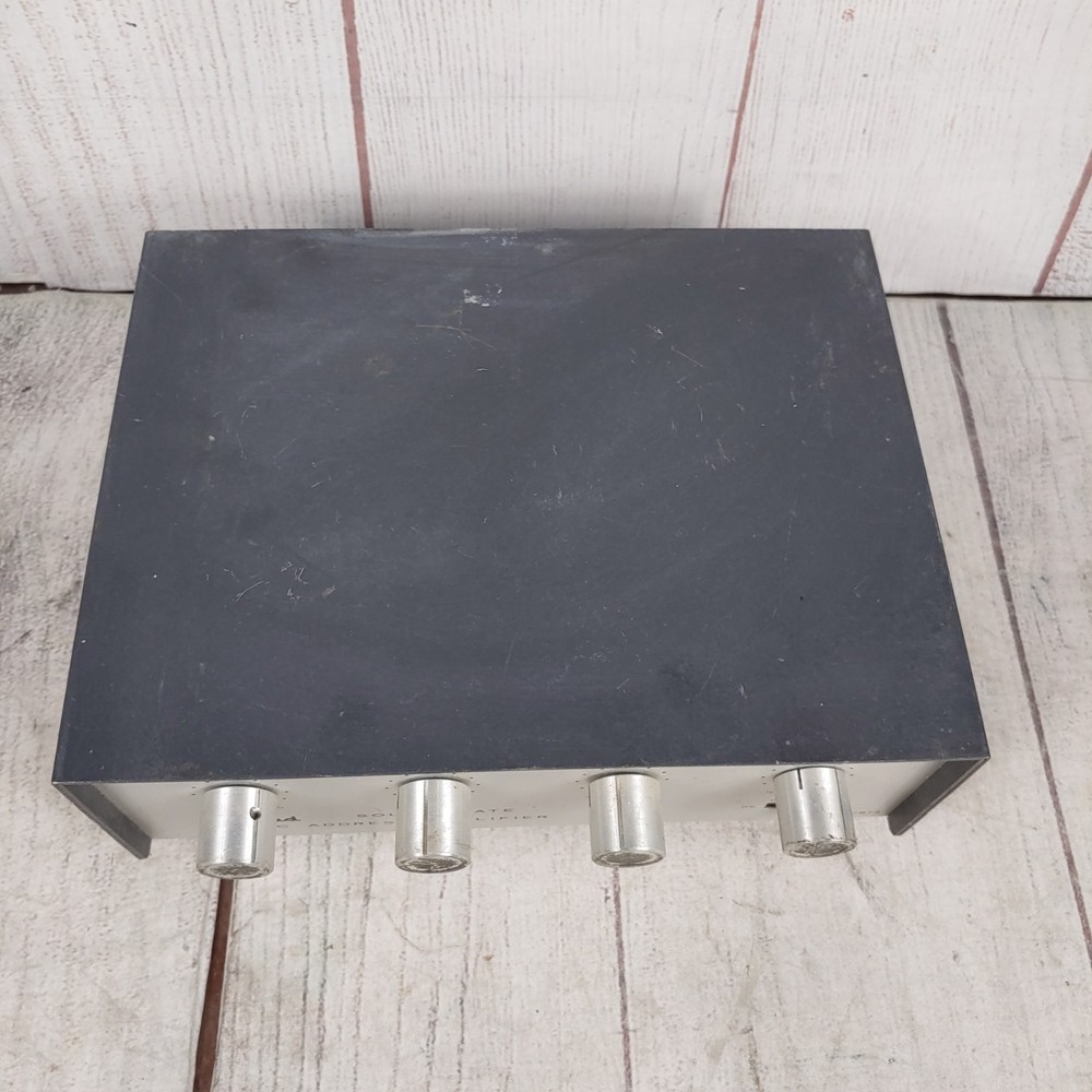 Calrad Solid State Amp Model 95-873 - Public Address Amplifier - TESTED WORKING