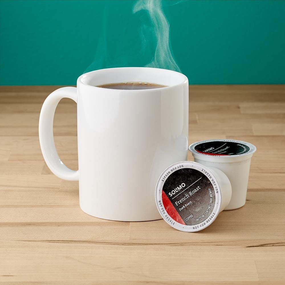 Solimo Medium Dark Roast Coffee K-Cups - 100 Count