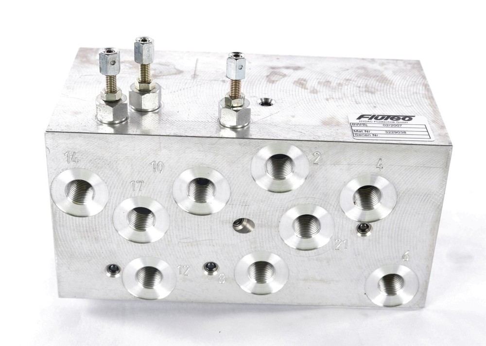 New 3229038 Hydac Shuttle Valve Block